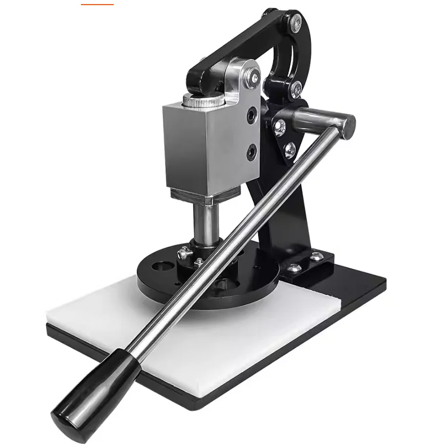 E01 20x20cm Die-cutting Machine Stamping Machine Small Manual Punch, Leather Sample Cutting and Blanking Machine