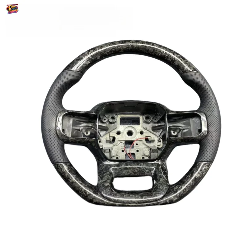 For Ford Trailblazer Rangers Raptors Mount Everest Carbon Fiber Steering Wheel Without Airbag
