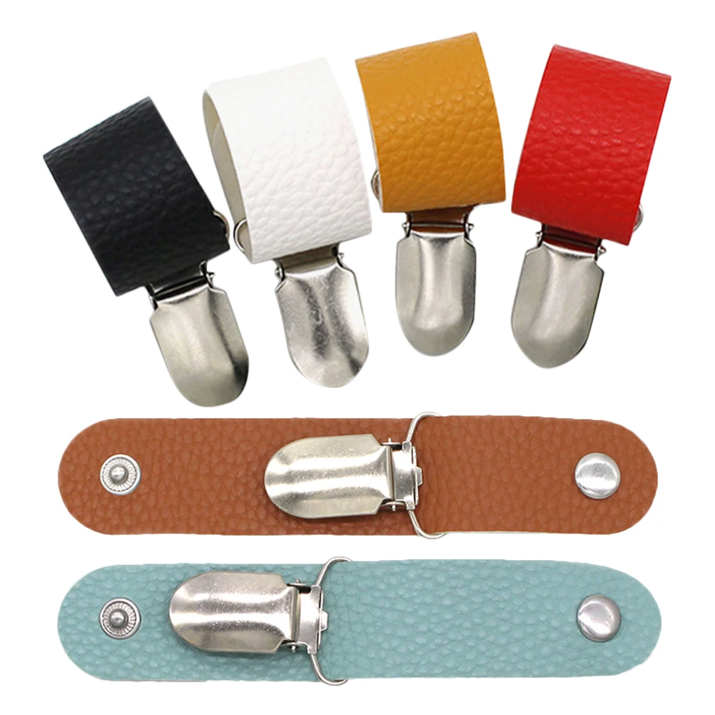 

6pcs Hat Clips for Travel Bags Sun Hat Holder PU Lightweight Durable Storage Outdoor Backpack Accessories