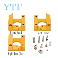 3D Printers Parts MK8 Extruder Aluminum Alloy Block For  1.75mm Filament Extrusion Right Left Short Hand Part DIY Kit
