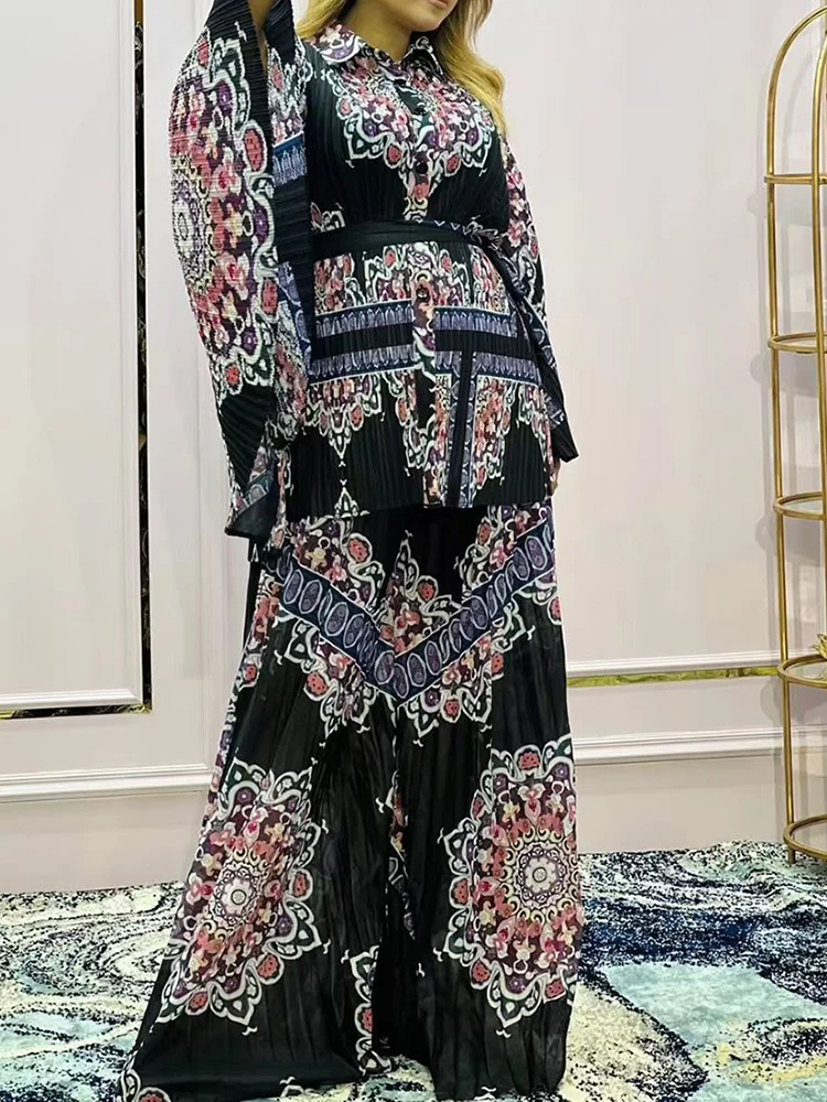 

Традиционный мусульманский комплект из 2 предметов, африканская одежда, модный халат, africains femme Dashiki, кафтан, африканские платья для женщин