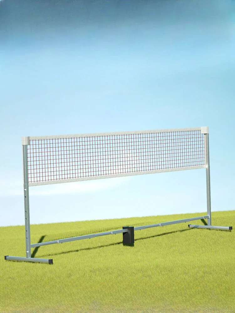 Badminton grid portable outdoor folding standard with stand