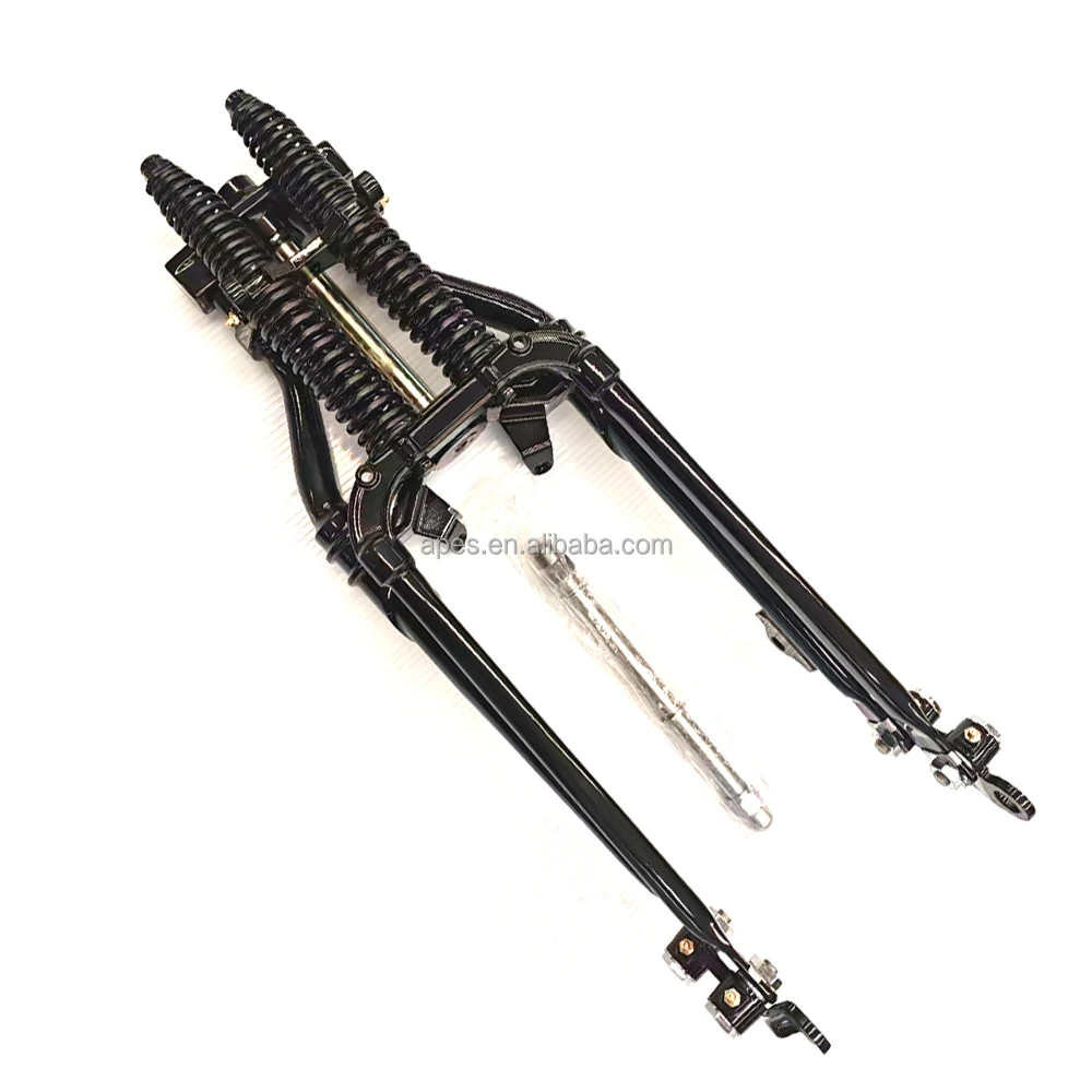 

Винтажная хромированная черная вилка из высокоуглеродистой стали для передней подвески Springer, аксессуар для классической мотоциклетной системы, размеры 18-26