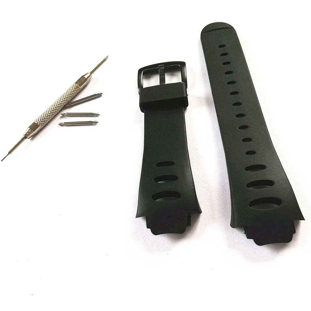 Watch Band For SUUNTO OBSERVER Tt St Sr /Sr Black Watch Wrist Strap Watchband for SS004746330 SS004745330 SS010660330 SS01324411