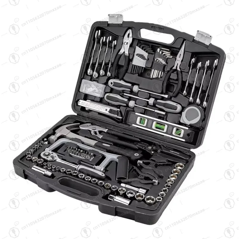 173 مجموعات منزلية من الفولاذ الكربوني الأكثر شعبية، مجموعات أدوات يدوية هجينة، أدوات إصلاح متعددة الاستخدامات