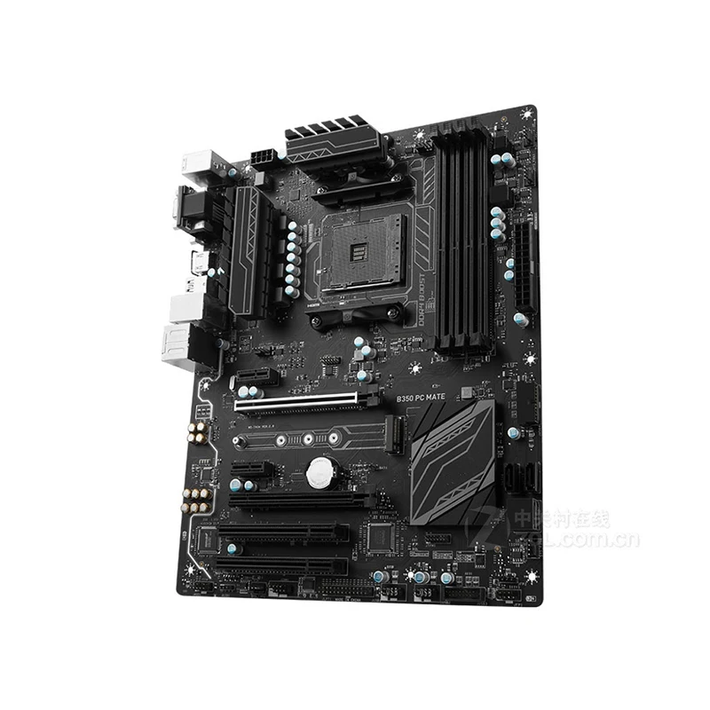 For B350 PC MATE Motherboards Socket AM4 DDR4 64GB For AMD B350 Desktop Mainboard SATA III USB3.0