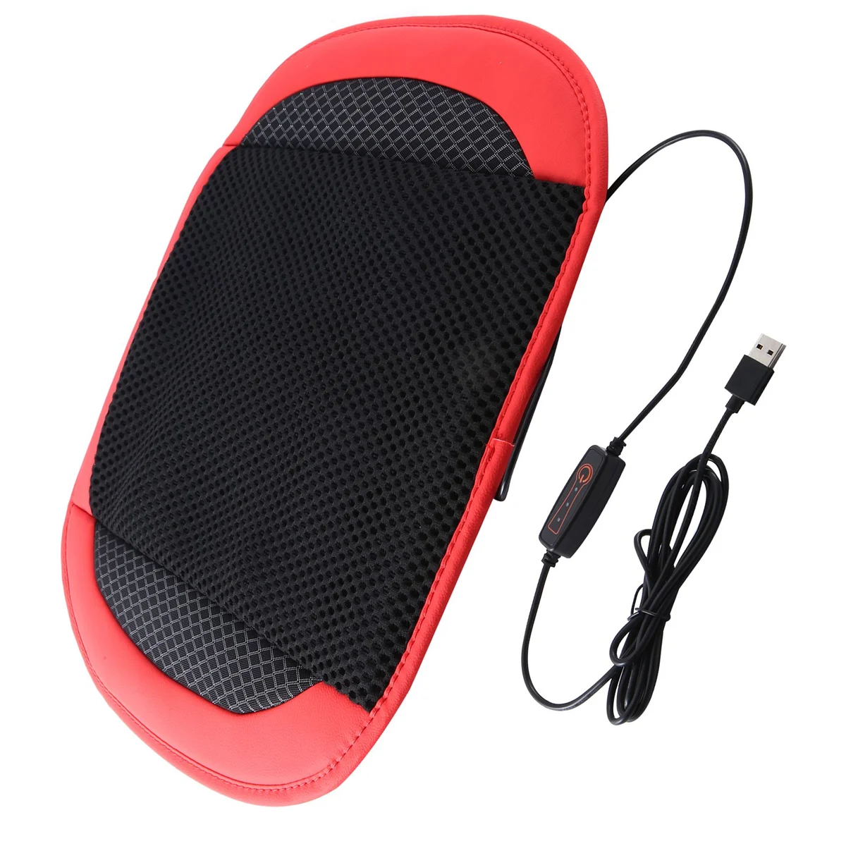 Car Ventilated Cushion Cushion Square Cushion Ventilation Heat Dissipation Car Supplies Red