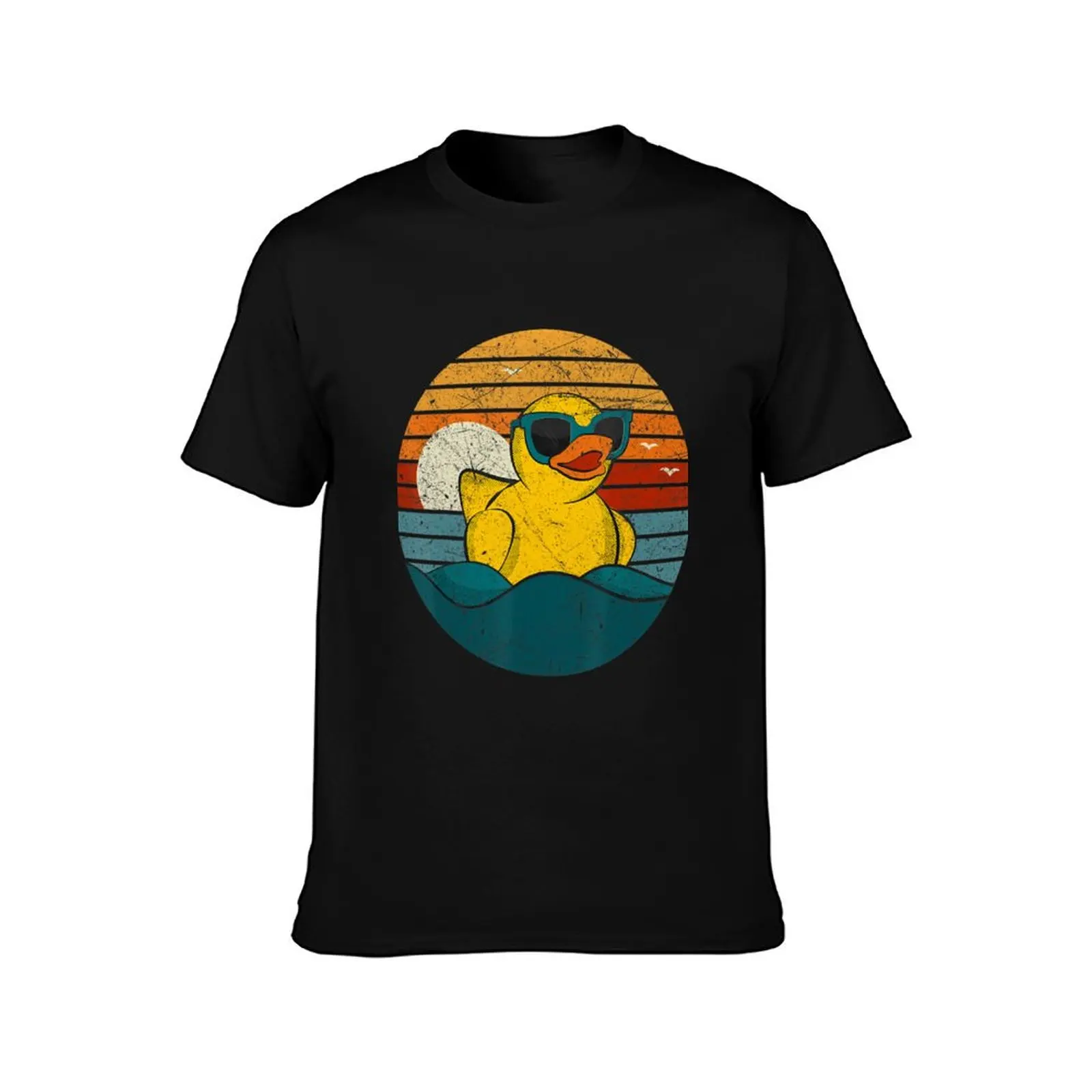 Cute Yellow Duck Bath Toy Rubber Duckling Ducky Duck Lover \t\t T-Shirt plus size tops oversizeds funny t shirts for men