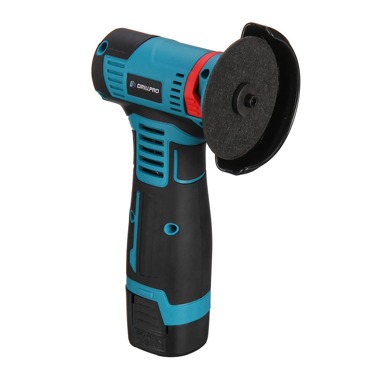 Drillpro 16.8v moedor de ângulo sem escova 19500rpm elétrica polimento máquina moagem corte sem fio 1500mah bateria ferramentas elétricas