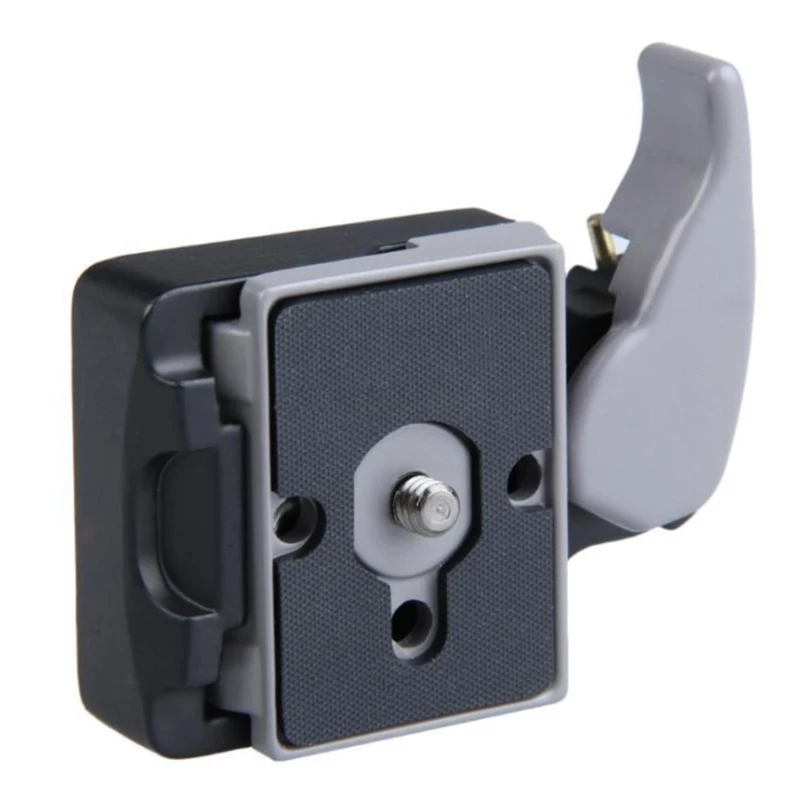 Placa de liberación rápida para trípode de cámara DSLR, adaptador de placas QR con montaje de abrazadera de conexión rápida, tornillo de 323 "a 1/4", 200PL-14, 3/8