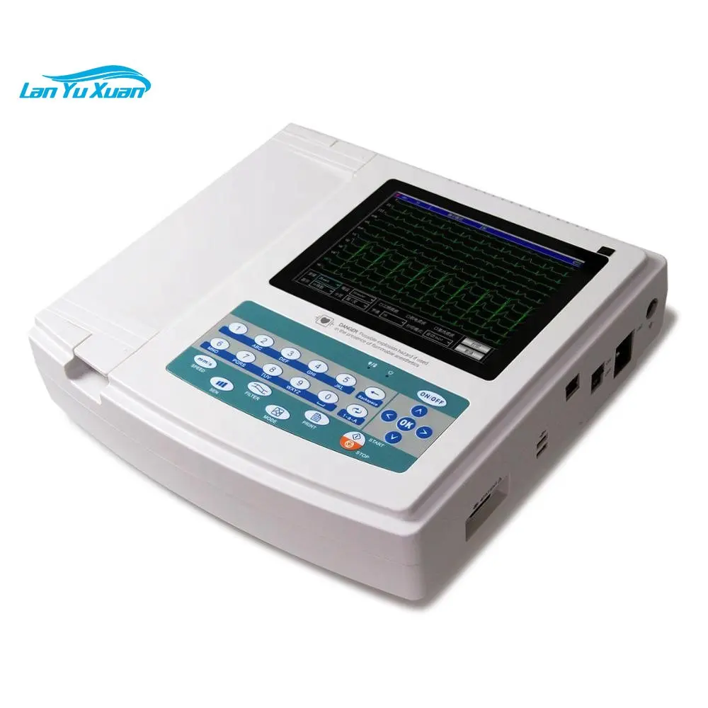 

CONTEC digital ecg machine 12 channel holter ecg apparatus portable EC1200G