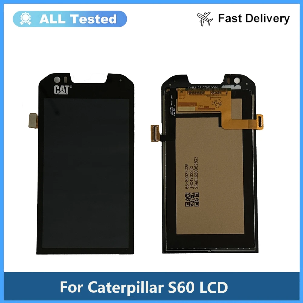 

4.7" For Caterpillar CAT S60 LCD Display Front Glass Touch Replacement 720x1880p LCD For Cat S60 LCD Screen Sensor+ Glue