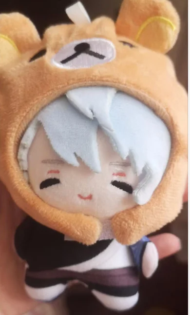 Farcito 10 cm Gintama Gintoki Sakata Cotton Doll Stampato Corpo Portachiavi Mini Morbido Peluche Figure Giocattolo Regalo Di Compleanno