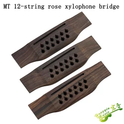 12 string Guitar Universal Bridge Replacement Parts High Quality Solid Wood Guitar Accessories 154*41.2*9 Rosewood