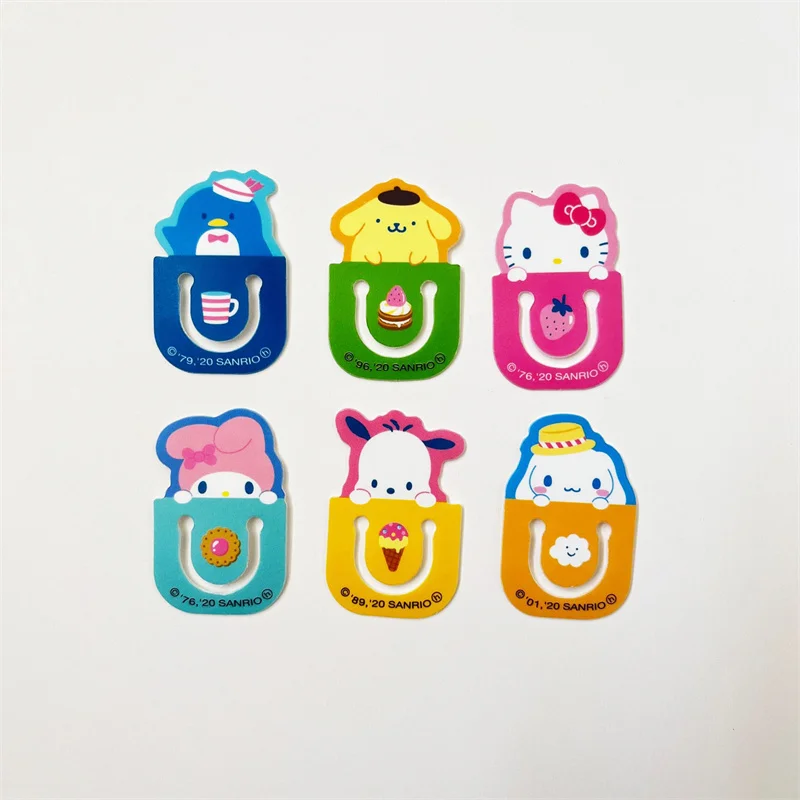 100 pcs/lot Sanrio Kawaii Animal Bookmark Cute Book Mark For Books School Office Supplies Stationery Gift