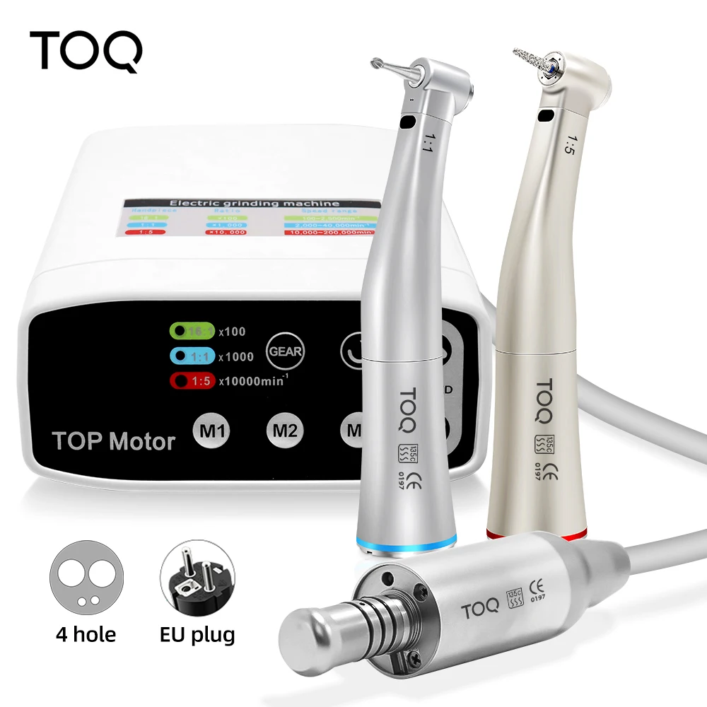 Dental Brushless Led Micro Motor Electric Machine Set Internal Water Spray E-type Contra Angle Handpiece Clinical Equipment