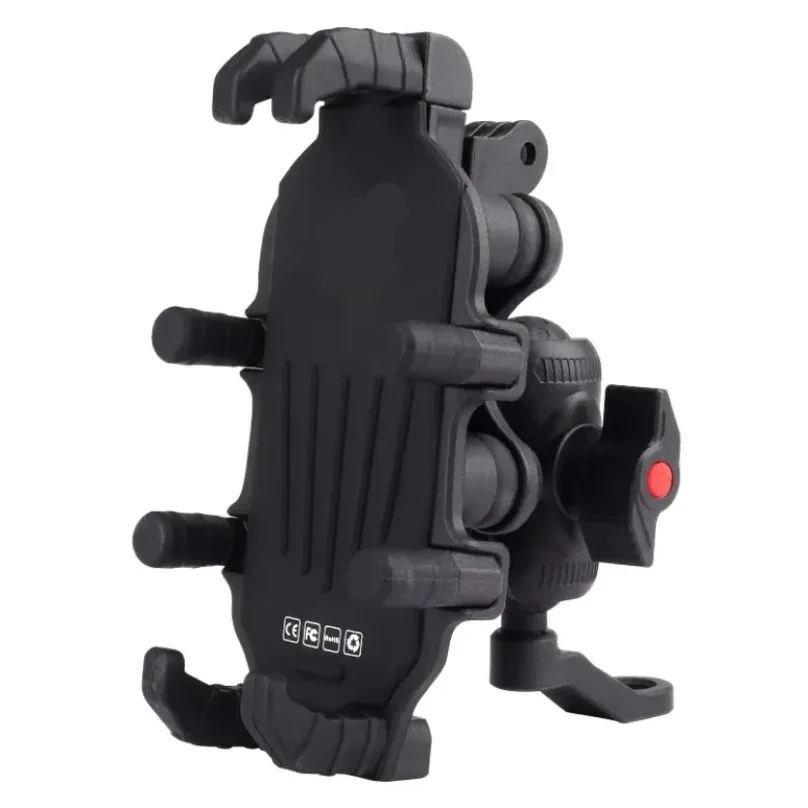 

Octopus Shockproof Phone Holder Motorcycle Bicycle Stand 15W Wireless Charger 33W Type C Port Motorbike Bike Cellphone Bracket
