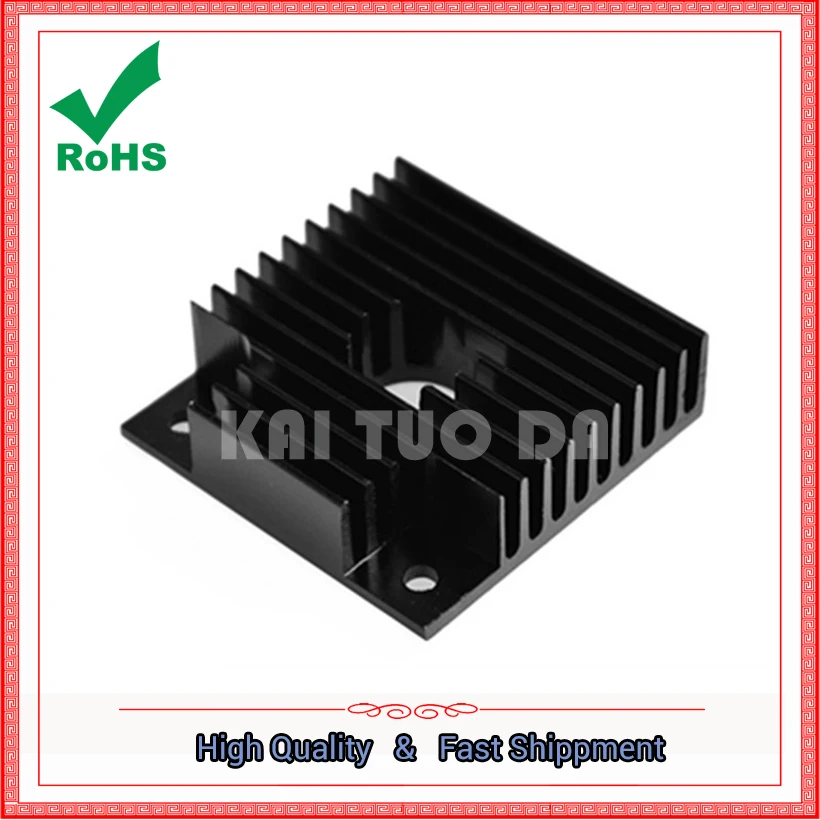 Black 3D Maker Makerbot Accessories MK7 / MK8 Heat Sink 40*40*11 NO.MP1708 40x40x11