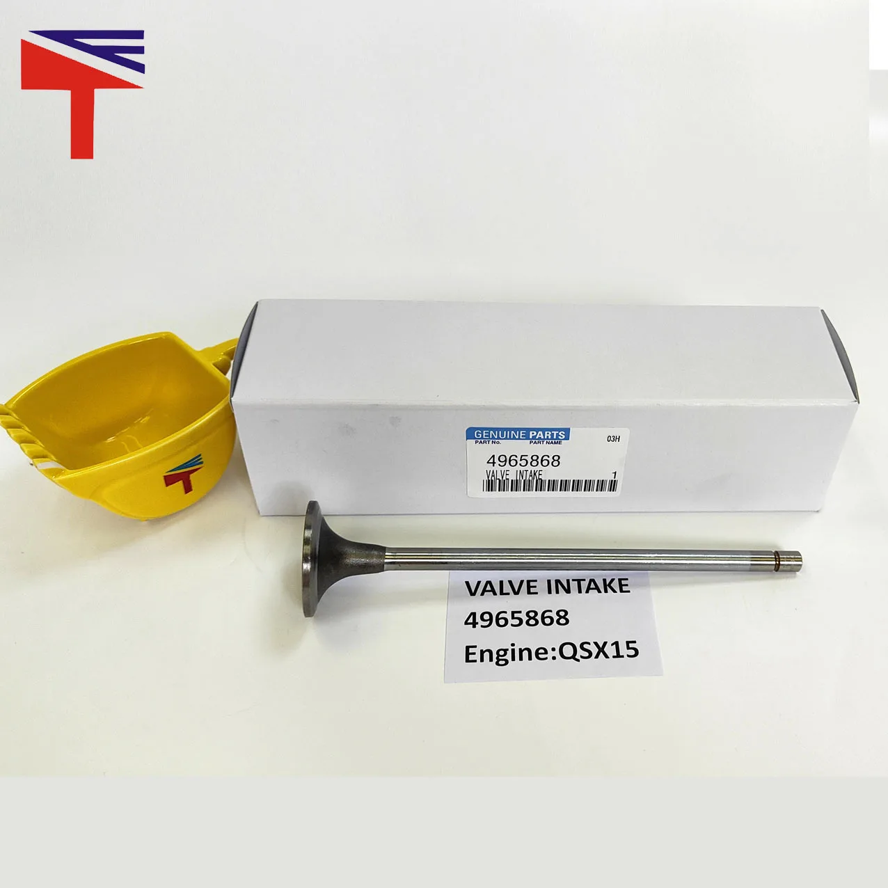 

2PCS intake valve 4965868 is suitable for construction machinery QSX15 engine parts