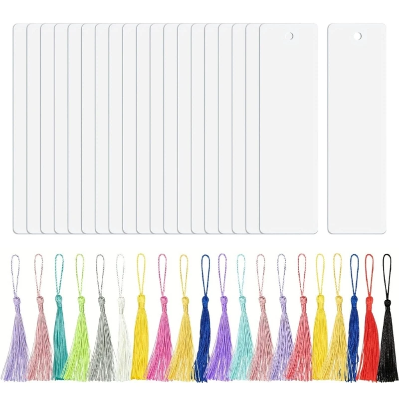 

Customizable Double Sided Blank Sublimation Set with Colorful Tassels