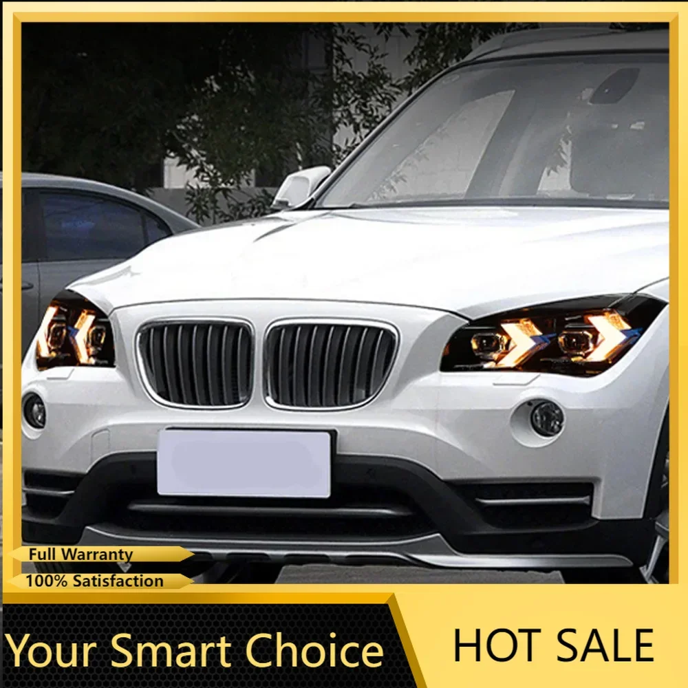

Car Front Lamps for Bmw X1 E84 2010-2015 Auto Headlights Assembly Upgrade Startup Effect Drl Led Projector Accessories Lens Tool