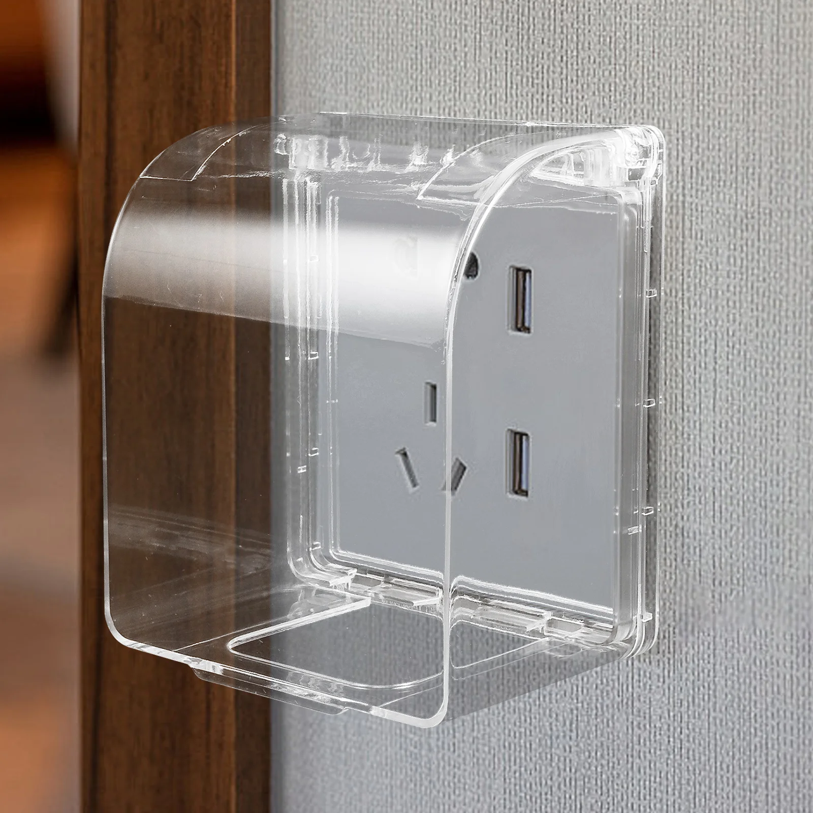 

Waterproof Outlet Cover Heavy Duty Splash Proof Electrical Outlet Protector For Home Kitchen Bathroom Outdoor Use