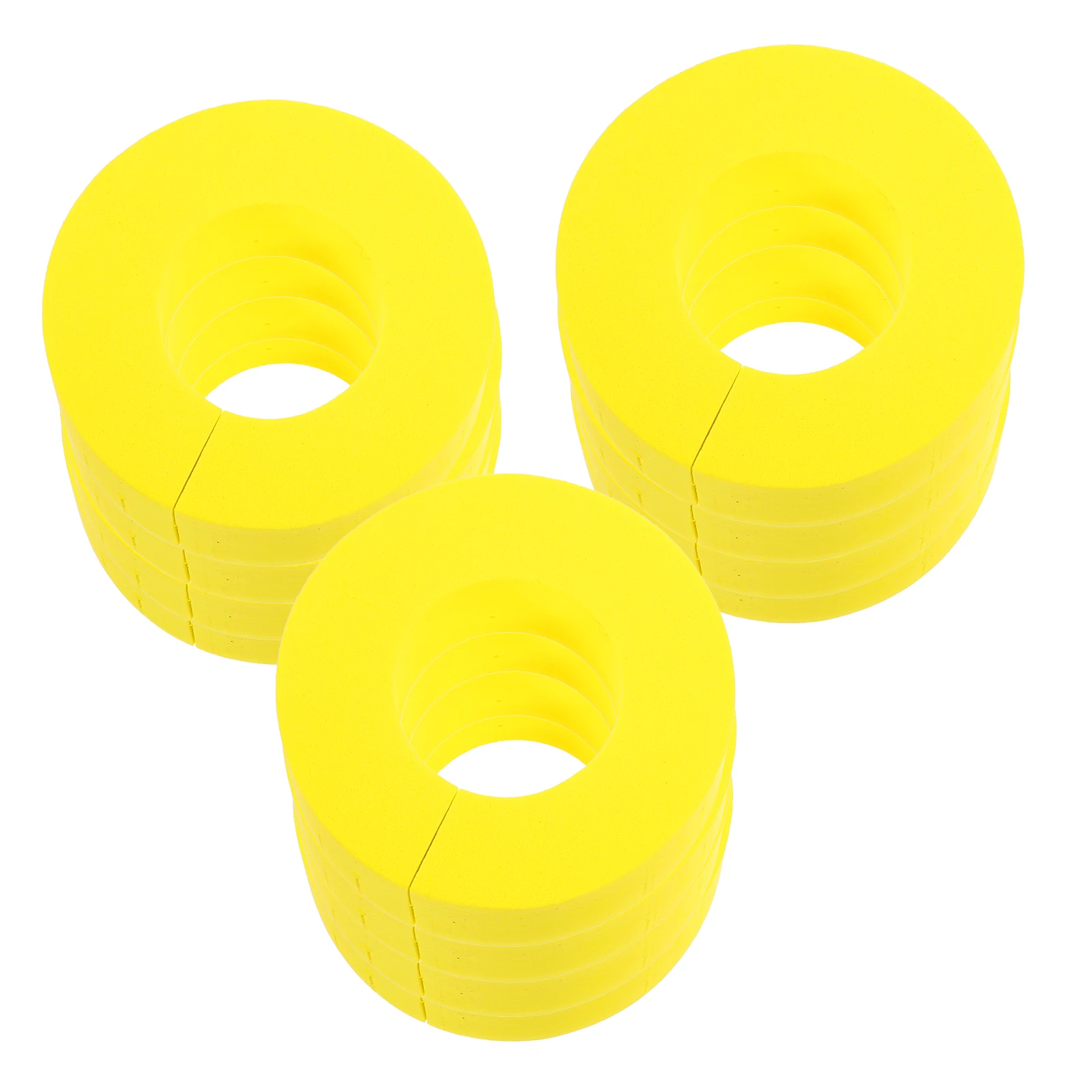 

12Pcs C-Shaped Hair Sponge Ring Set -Free Curler for Thick Long Hair Damage-Free Styling Essential Tool Sponge Ring
