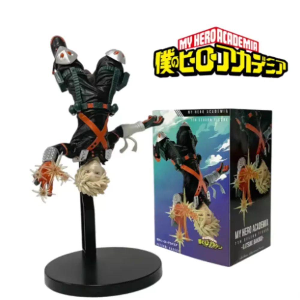 Figura de Anime de Katsuki Bakugo de My Hero Academia, Estatua de PVC, Figura de Acción para Fanáticos del Anime, Decoración para el Hogar, Juguete Coleccionable, Regalo