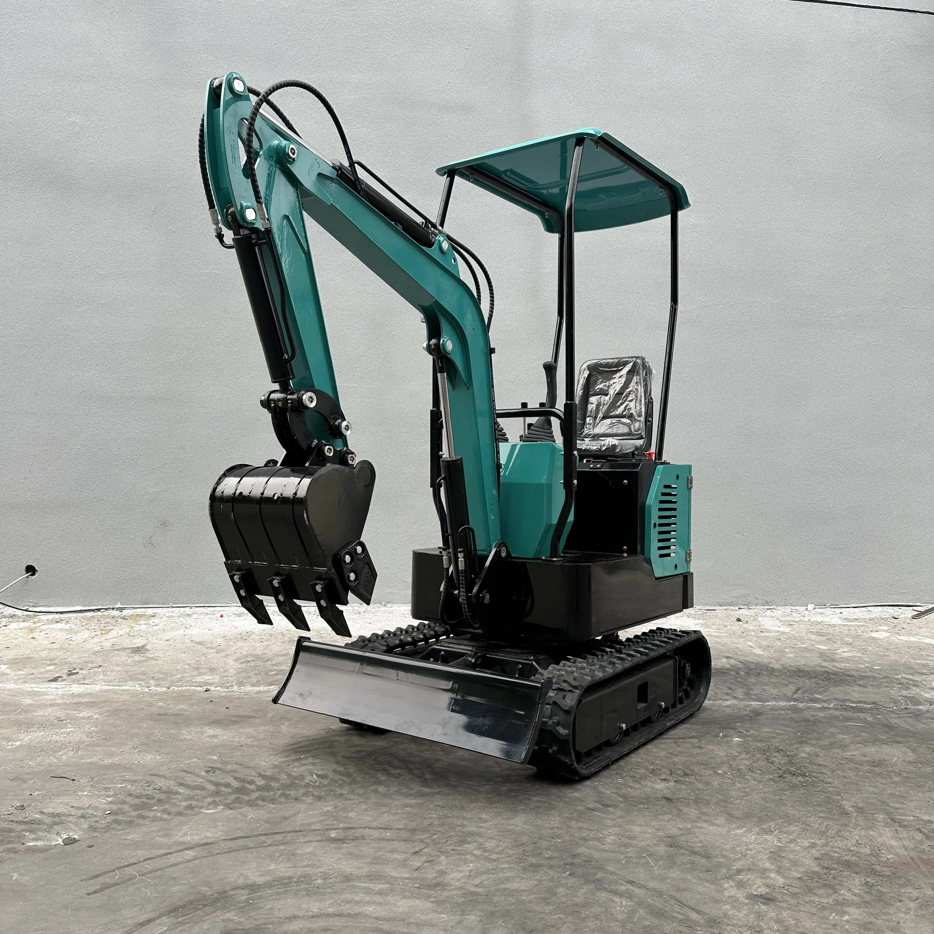 1 ตัน 1.2 ตันรถขุดจีน Mini รถขุดไฮดรอลิก Mini bagger จัดส่งฟรี Micro Digger โรงงาน Kubota รถขุดขนาดเล็ก