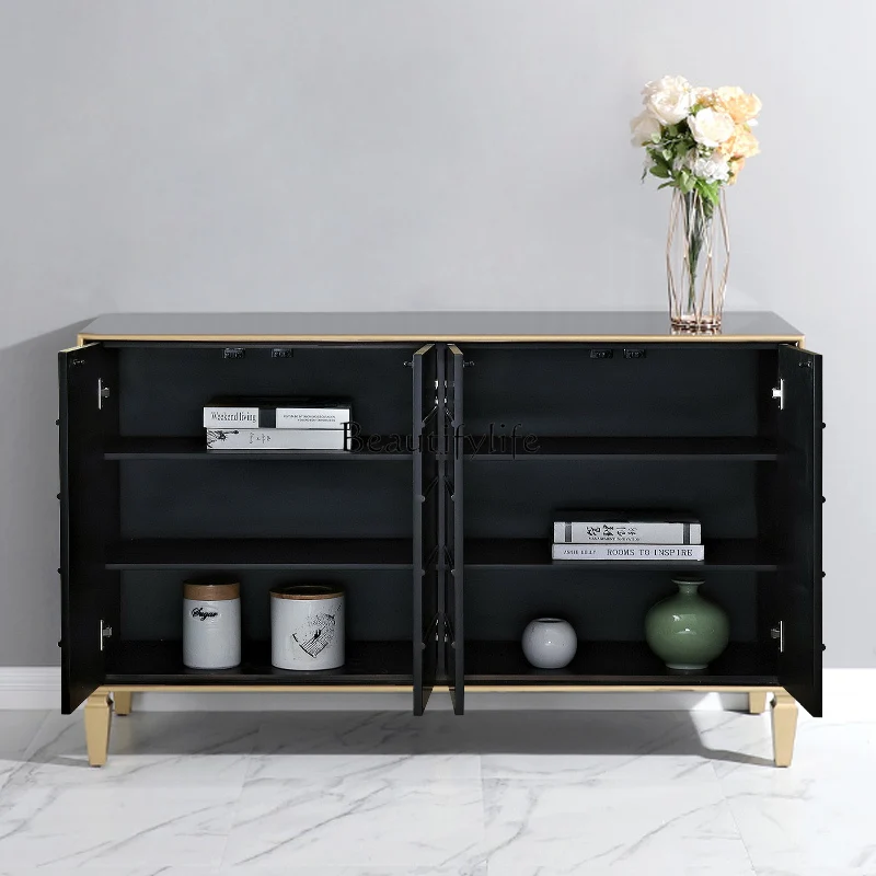 Modern simple living room porch cabinet Neoclassical foyer storage dining side cabinet