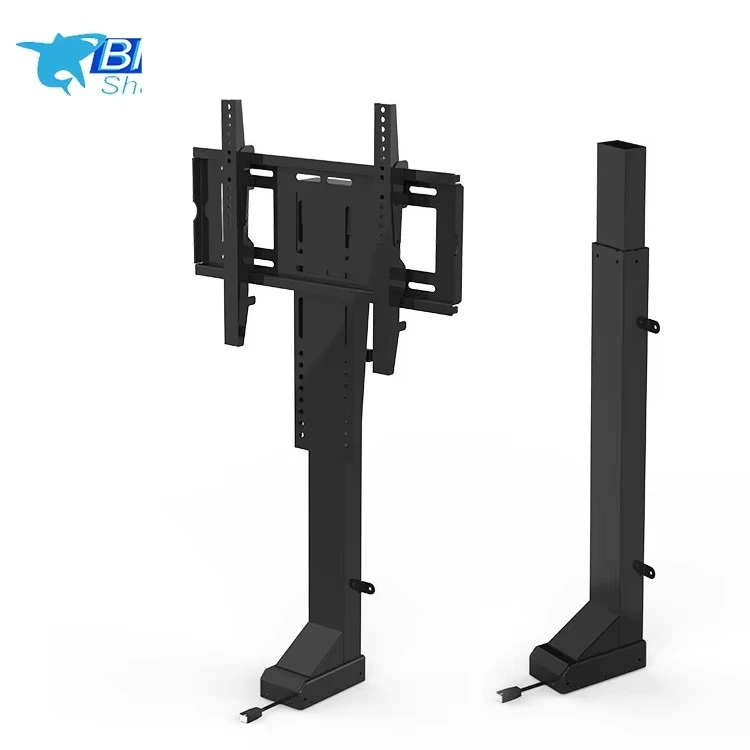 32-70 Inches Remote Control Electric Lift Flat TV Stand Hidden Furniture TV Mounts & Carts