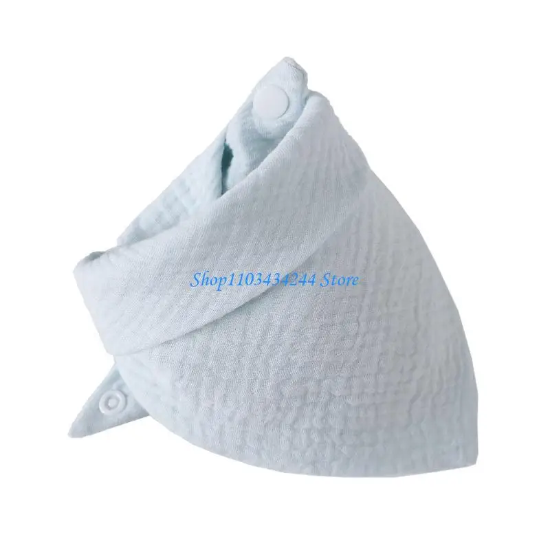 

Baby Saliva Towel for Triangle 2 Layers Gauze Photography Props for Girls B