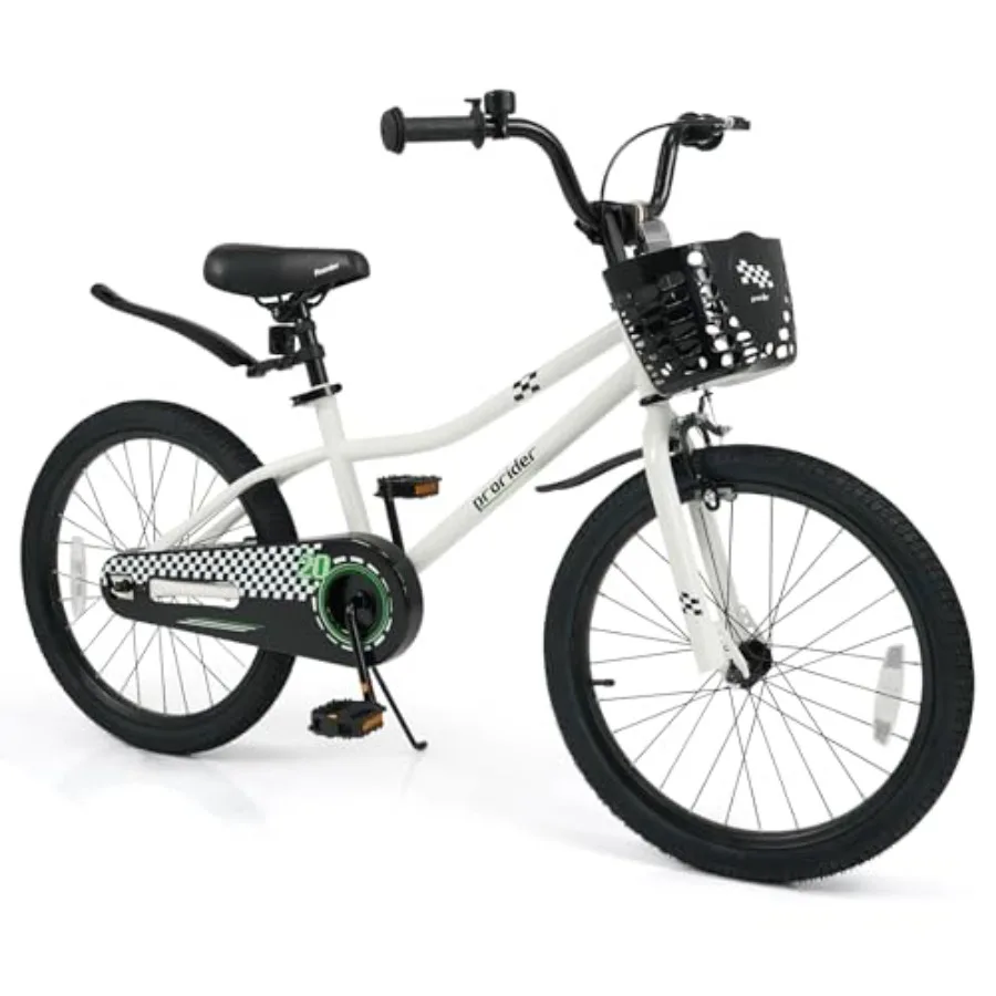Bicicleta 12 14 16 18 20 pulgadas Bicicletas para niños niñas adolescentes 3-8 8+ años con ruedas de entrenamiento o soporte Freno de mano Freno de posavasos Removab