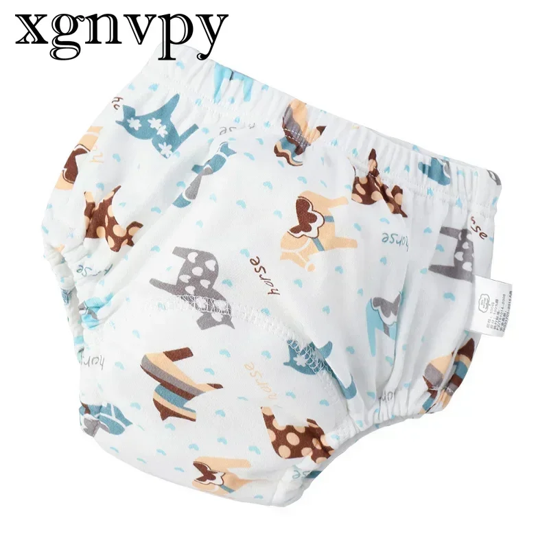 xgnvpy 6 Layer Waterproof Reusable Cotton Baby Training Pants Infant Shorts Underwear Diaper Nappies Panties Changing Mat