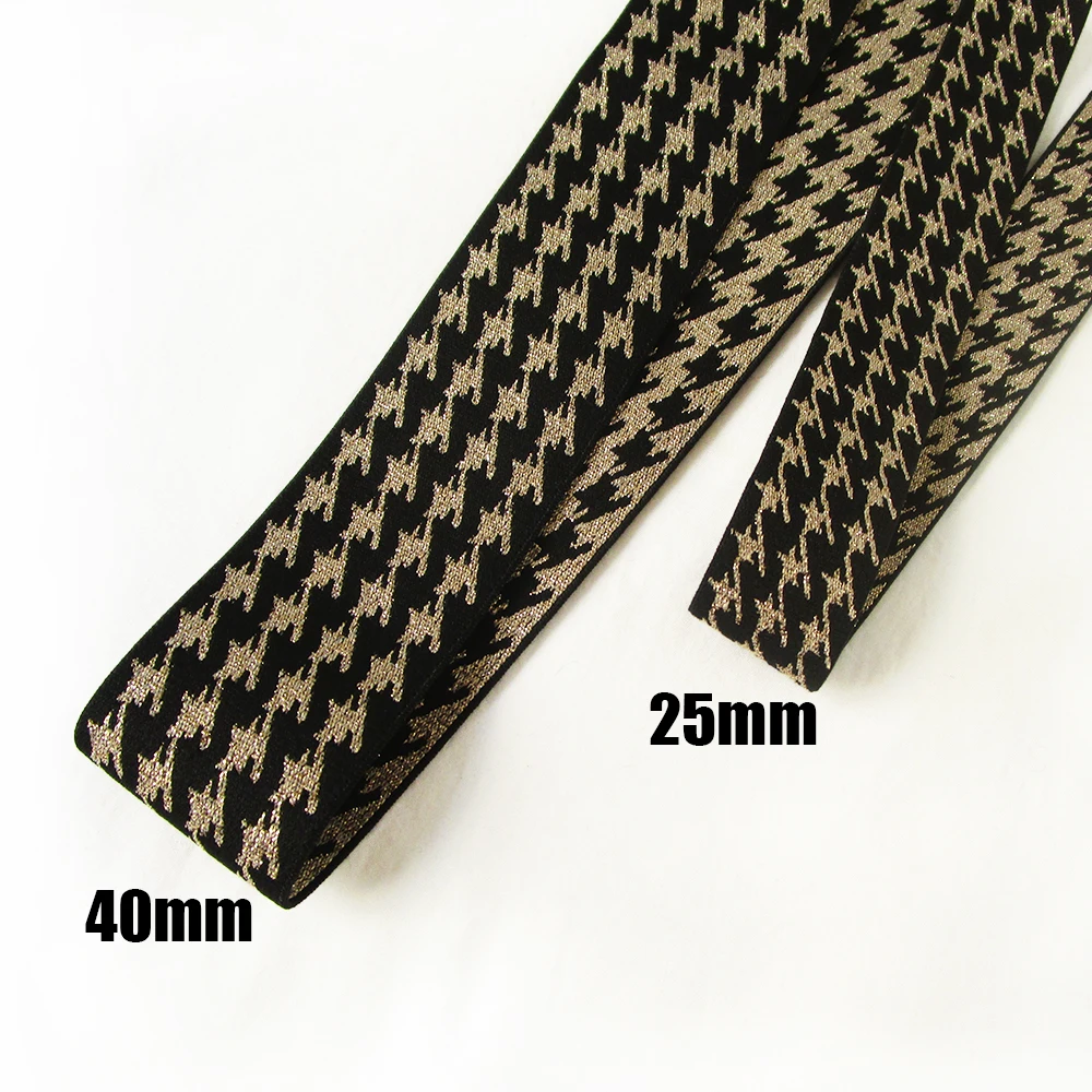 1 Meter 4cm Fashion Shiny Elastic Bands Stretch Webbing Rubber Band for DIY Sewing Accessories Clothing Bags Trousers