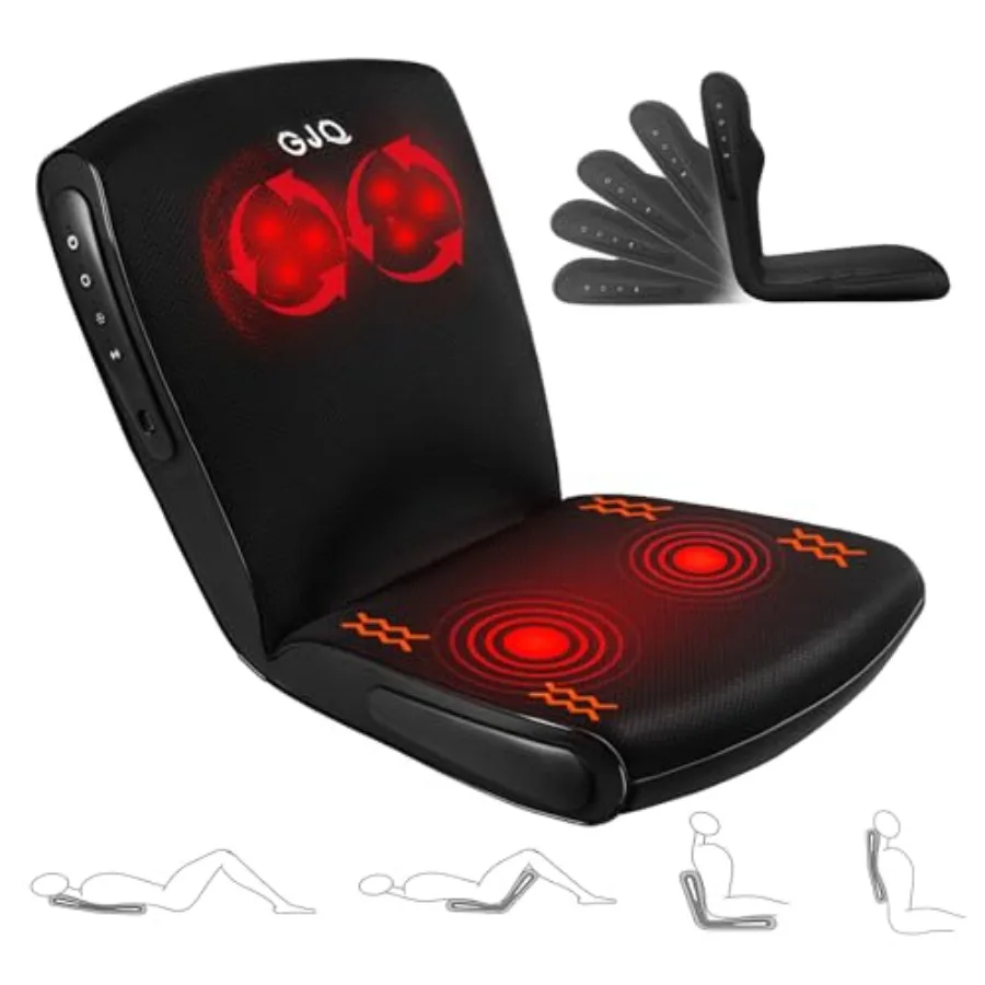 

Shiatsu Neck and Back Massager Chair with HeatMassage Chair Full Body for Pain Relief Deep Tissue Massage Chair pad Lower Back