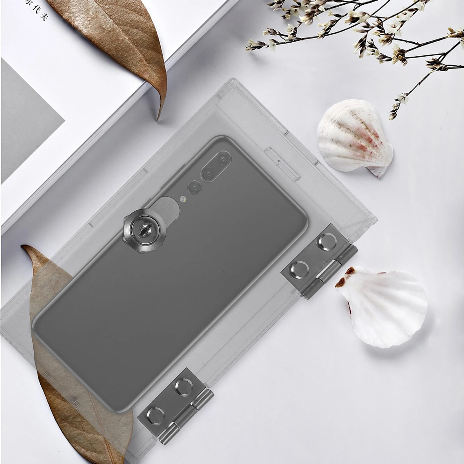 

Phone Lock Box For Students Portable Clear Smartphone Jail Home School Use Reusable Cellphone Lock Case Charging Compatible