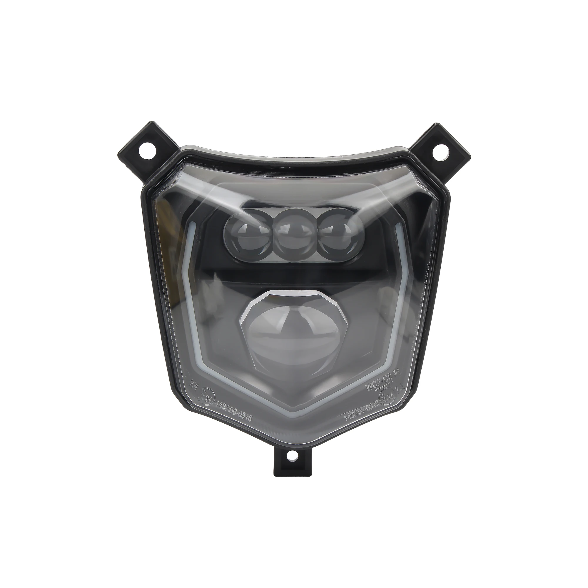 AliExpress NONE E24 Motorcycle Headlight LED Supermoto Dirt Bike HD Headlamp For KTM Honda CRF 125 250 450L 450RL CR XR Motocross Modifications