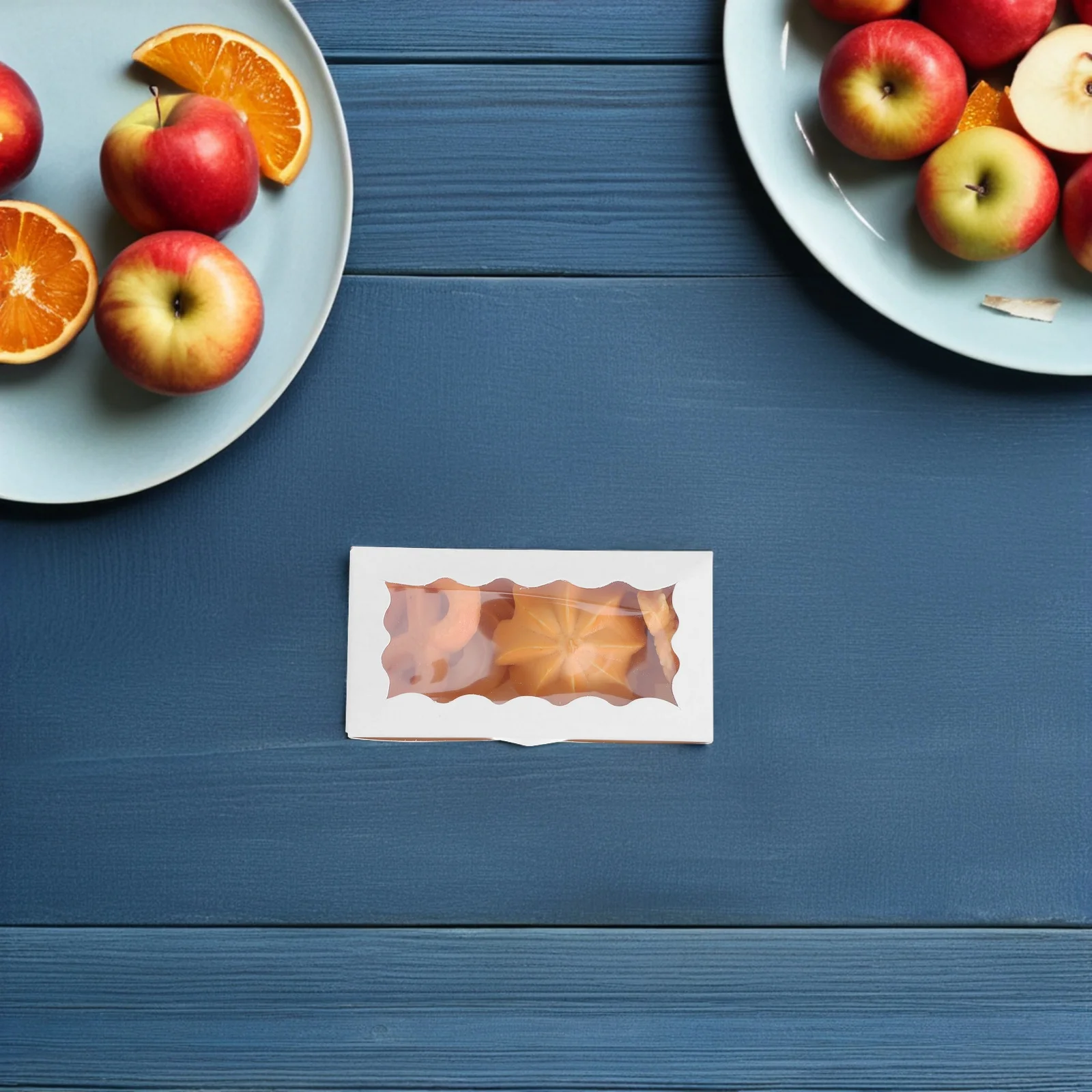 

50Pcs Clear Window Boxes Translucent Design Elegant Edges Perfect for Baked Goods Wedding and Party Displays Macaron Packaging