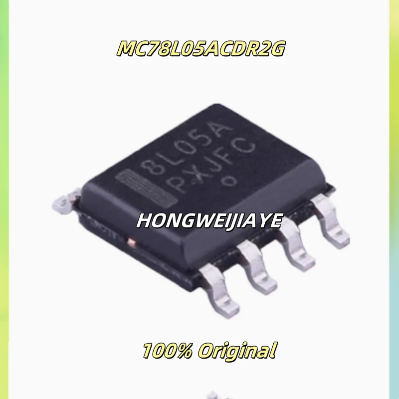10PCS 100% New MC78L05ACDR2G 8L05A MC78L09ABDR2G 8L09A MC78L12ABDR2G 8L12A SOIC-8 Brand New Original Chips ic