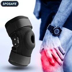 1Pcs Hinged Knee Brace Support Gel Patella Support with Removable Dual Side Stabilizers Relieves Arthritis Meniscus Tear ACL