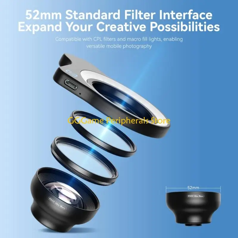 U55B 50-110mm Photography Tool Cold Shoe Expansion Interfaces Telephoto Lens