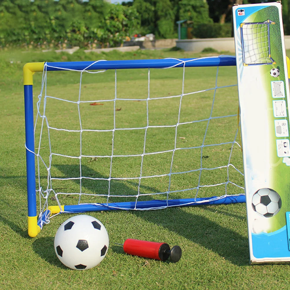 Mini portería de fútbol al aire libre, puerta de fútbol pequeña, portería de fútbol plegable, juguete portátil para niños, deporte de fútbol para interiores y exteriores, juego de equipo