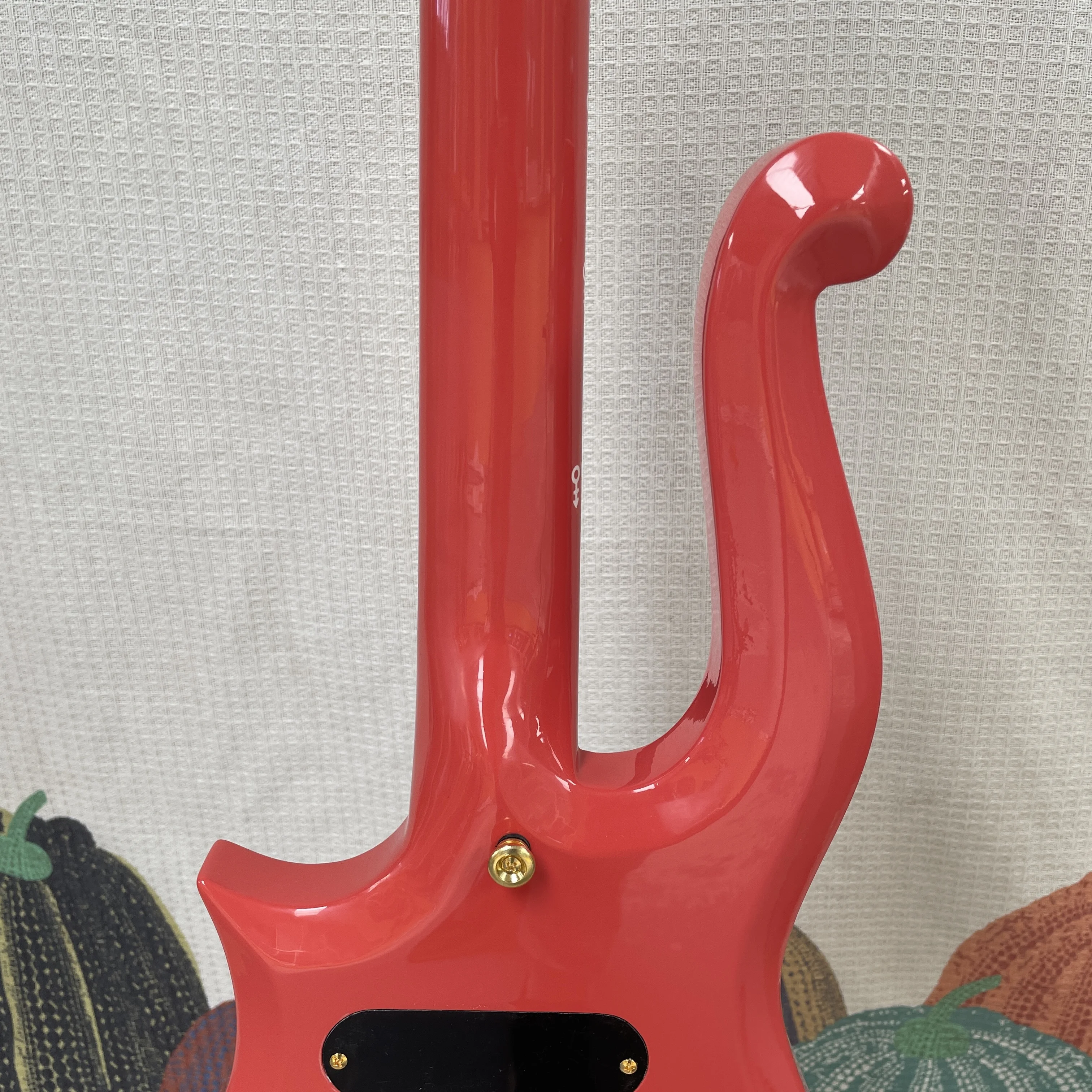 New 6-string electric guitar with high-gloss red finish and maple fingerboard guitars, ideal for stage performances guitarra view 5