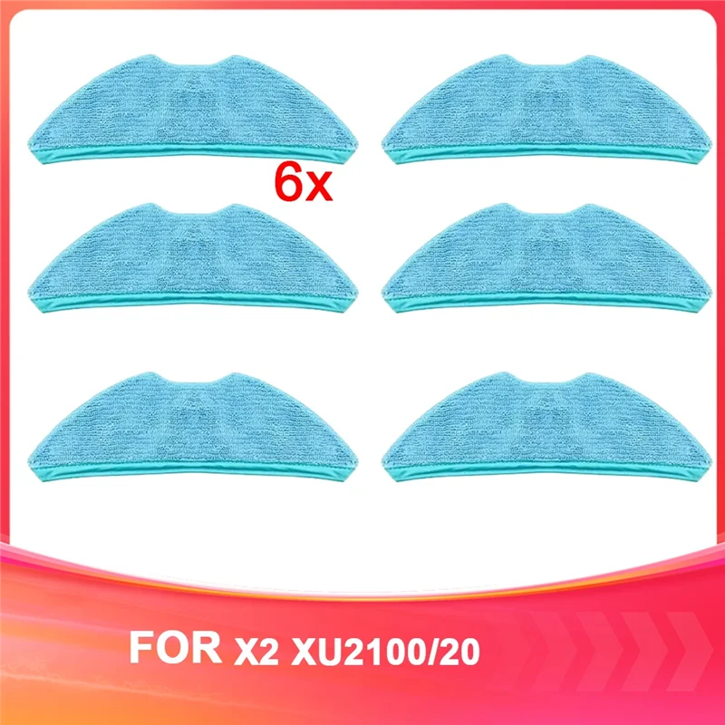 BAAM-6 قطعة مناسبة ل X2 XU2100/20 مكانس كهربائية للكنس الملحقات ممسحة تنظيف خرقة قطع الغيار