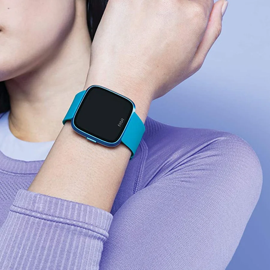 Fitbit VERSA LITE jam tangan pintar, arloji cerdas pelacak denyut jantung Fitness tahan air dengan kotak segel, penjualan pembersihan