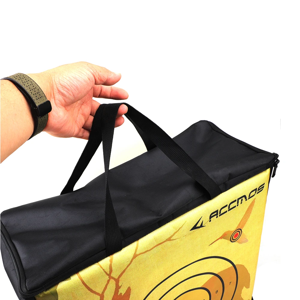 ACCMOS Archery Target Bag Double-sided Target Pattern is for Shooting Training Aiming Hunting Accessory