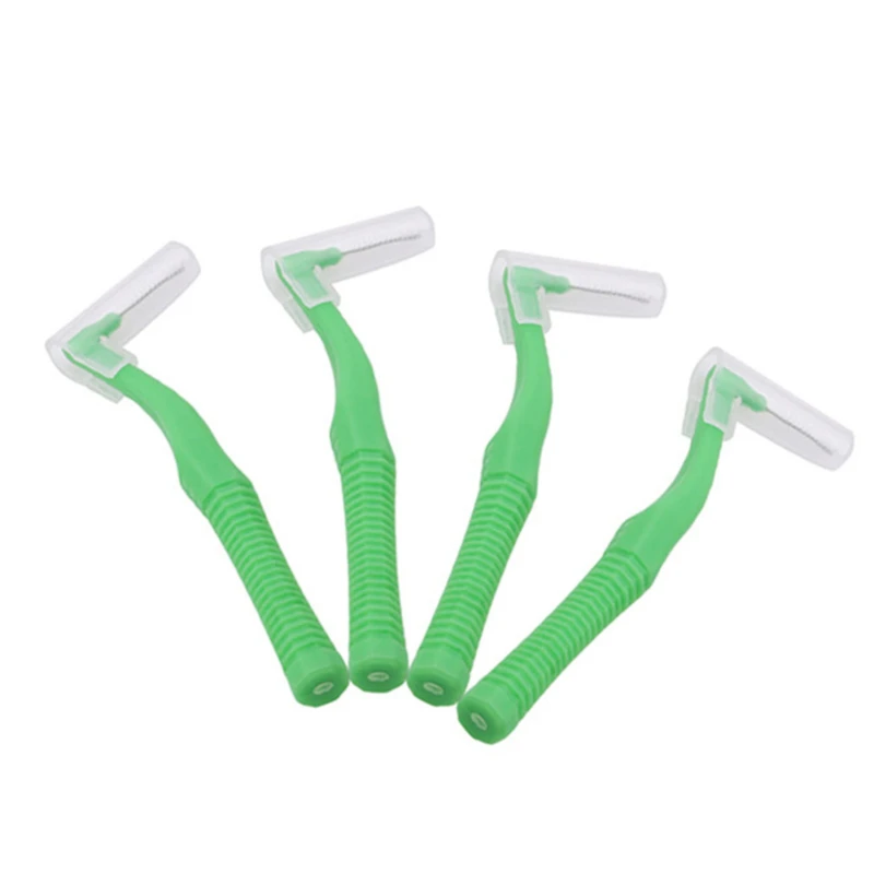 L Shape Push-Pull Interdental Brush 20Pcs/box Oral Care Teeth Whitening Dental Tooth Pick Tooth Orthodontic Toothpick ToothBrush