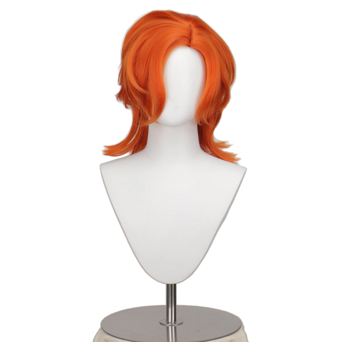 Peruka do cosplayu Nicka Wilde'a z anime, pomarańczowa peruka cosplay, odporna na ciepło peruka syntetyczna, na Halloween, karnawał, imprezę.