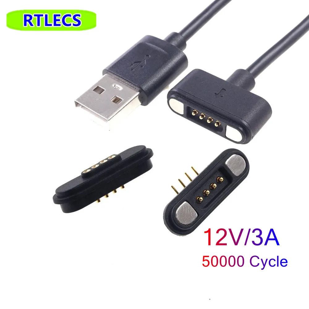 2 Adattatori Di Ricarica Magnetica USB-C A 2 Pin Per Smartwatch Polar Vantage V3, M3, Pacer Pro, IGNITE3, Grit X2
